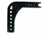 Cast Shank - 95MM Drop shown in black, featuring holes for installation and sturdy construction.