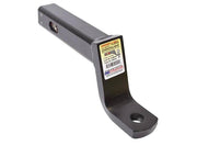 Hitch Cush Ballmnt 2" 6" Drop 10k lbsGVW lightweight black cushioned ball mount for towing.