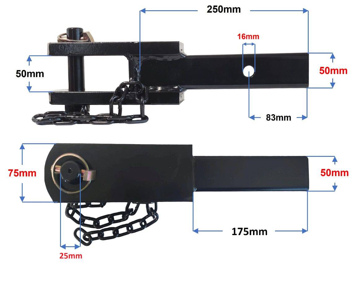 Trojan Tow Ball Mounts Hr Clevis Mount 3500KG rated
