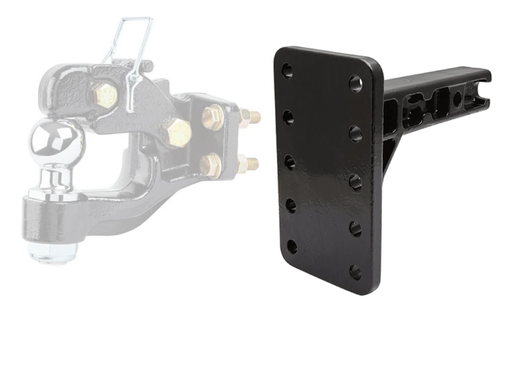 Hr Pintle Hook Adaptor showcasing its design and installation features for heavier towing needs.