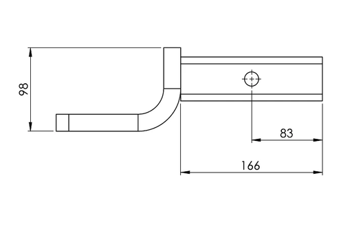 Interlock Tbm + Ball (21196) 2250KG technical drawing with dimensions.