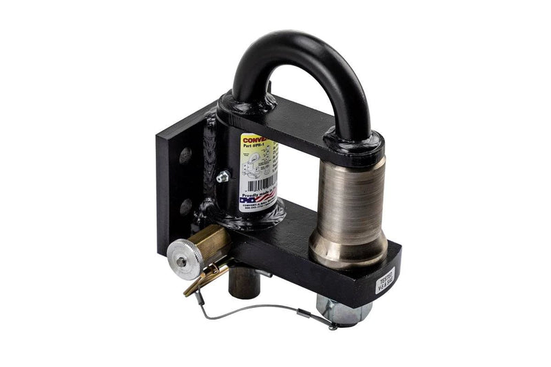 Pintle hitch PH-1 (Reworked) heavy-duty towing solution with a secure latch design.
