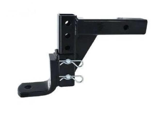Pro Towball Mount Adjustable Standard QR with adjustable drop and rise for towing capacity.