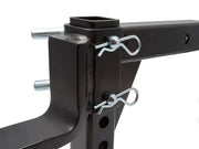 Pro Towball Mount Adjustable Standard QR close-up showing adjustable fittings and pins for secure towing.