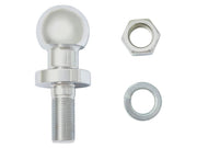 50mm Chrome Towball - Capacity 3500kg T541026 with nut and washer components for towing applications