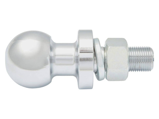 50mm Chrome Towball - Capacity 3500kg T541026, featuring a shiny chrome finish and robust design.