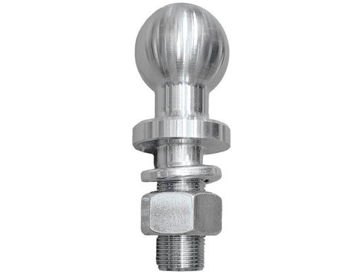 50mm Zinc Towball - Capacity 3500kg T541028 - Zinc-coated towball with 1" shank diameter and 60mm length.