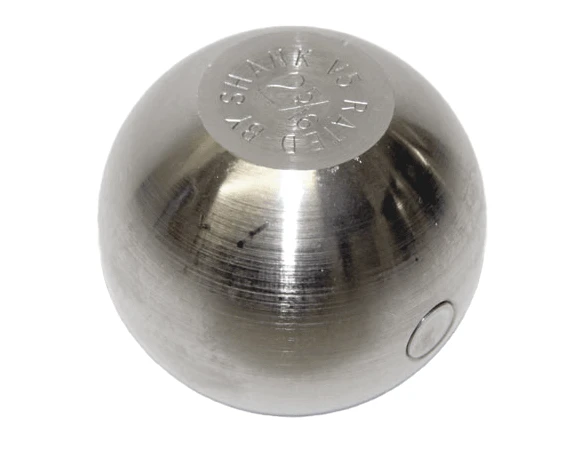 Convert-a-ball  2 5/16" ball Carbon Steel 02TA image showing a shiny carbon steel ball.
