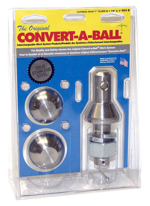 Convert-a-ball 1" 2 ball Stainless Steel - Action Outdoors Kiwi