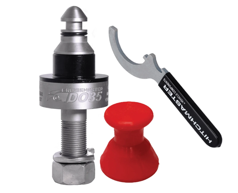 DO35 Tow Pin Kit - WF 1" (Boxed) including 1" shaft, pin cover, and C-spanner for towing needs.