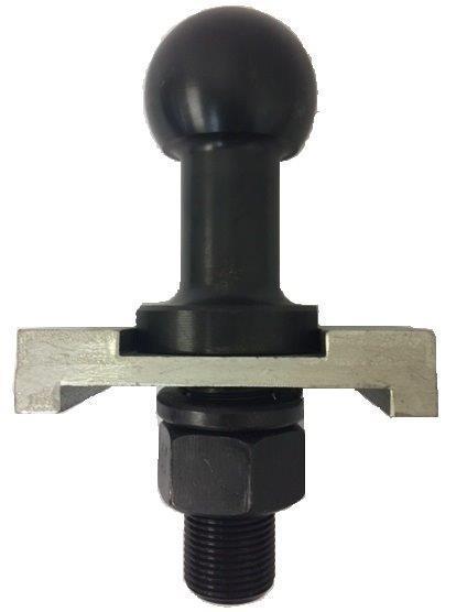 Tow Ball 50mm X 7/8" Black 3500kg Tall Kit - Action Outdoors Kiwi