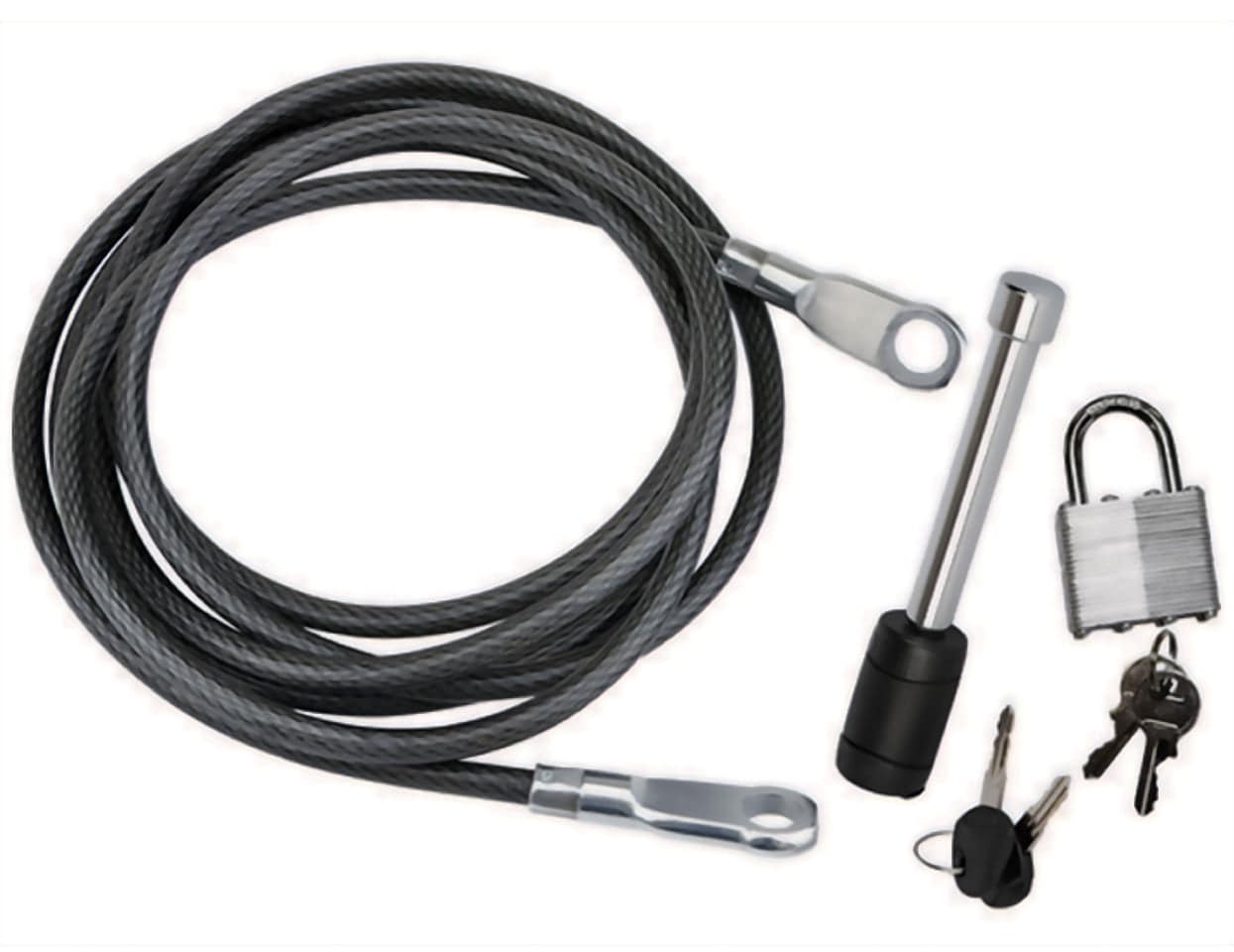 Trojan Towing Accessories Rs hitch pin lock and cable