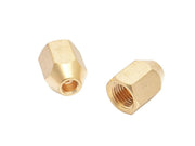 Brake Hose and Fitting Kit Single Axle S/Steel brass fittings for hydraulic brake hose connections.