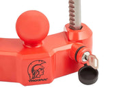 Coupling Lock HD Protector featuring a bright red heavy duty design and hexagonal steel locking mechanism.