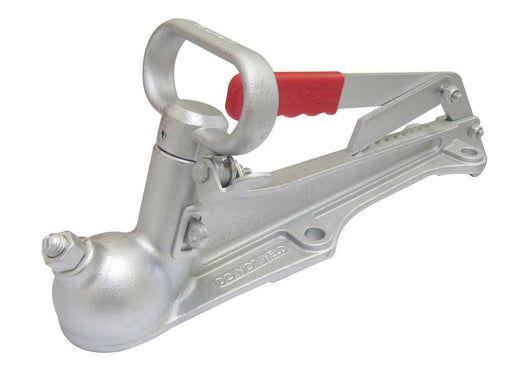 3500kg trailer coupling for 1-7/8 inch tow ball - metal snap lock type with galvanised finish