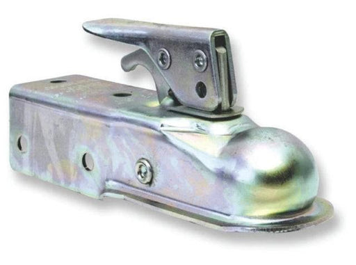 Pressed Steel Coupling 900kg / 1 7/8 inch - Trojan Trailer Snap lock type with Galvanised finish.