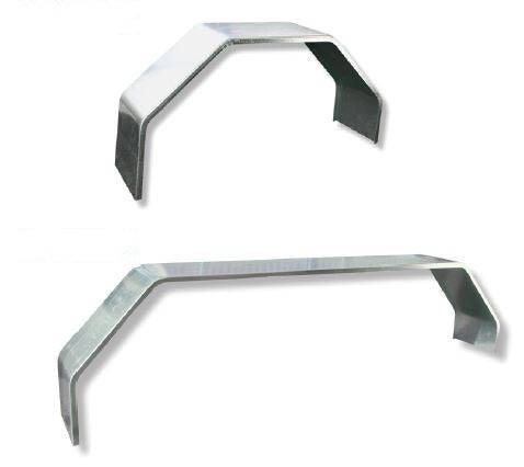 Mudguard SQ 220x740 Galvanised-PAIR - Action Outdoors Kiwi