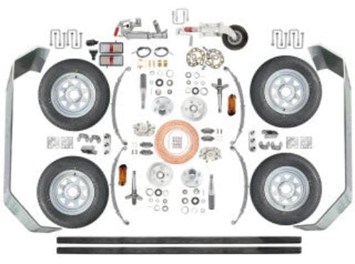 Trojan Trailer Kit 2250kg Tandem axle braked trailer kit SS