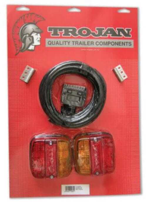 Trojan Trailer Lighting and Electrical Combination Tail Light Kit - 12V