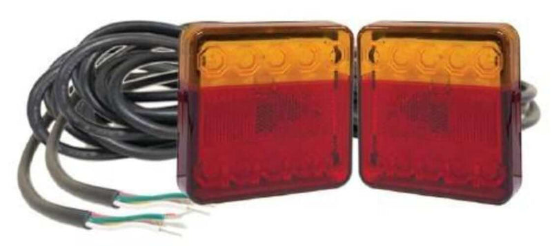 Trojan trailer lights LED Tail Kit 100X100 10-30V 9M