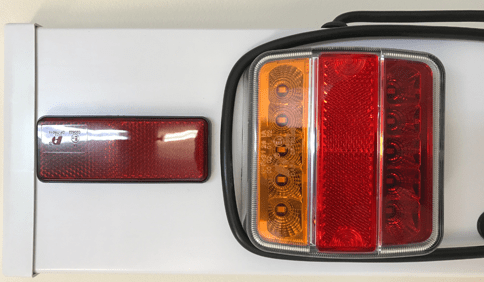 Trojan trailer lights LIGHT BOARD 1.8 M 12V-24V MULTI