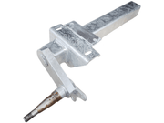 Half-beam Duratorque Left - 1500kg Per Pair T081020LHF, fabricated for braked and non-braked applications.