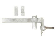 Duratorque Half Beam Axle Multi LH ( rated @2200kg per Pair) side view with mounting brackets