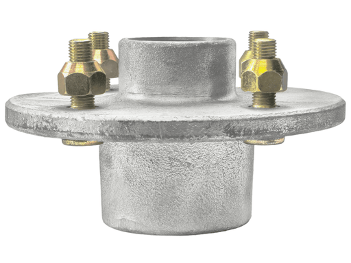 1500kg Early Model Hub - 4x4-1/2x7/16" showing the bearing and seal specifications with bolts.