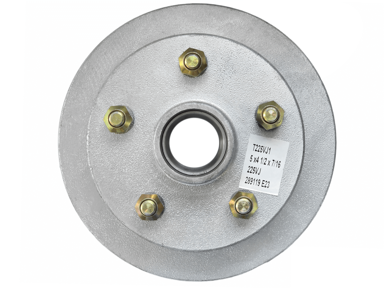 Trojan Trojan Hub kits Disc-Braked Early Model Hub - 225mm 5x4-1/2x7/16"
