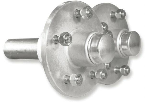 Hub and Stub Kits 1750kg NB 6x5 1/2x1/2 190HUB featuring durable aluminum hubs.