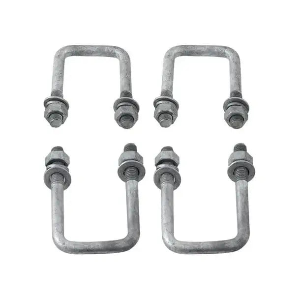 Trojan Multi-leaf Spring Kits 1500kg U-bolts and hardware set for secure spring installation.