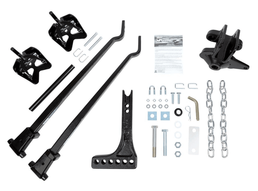 Wdh 1200Lb 30" Trun S/Bar W/Cam installation kit, including trunnion style bars and sway control components.