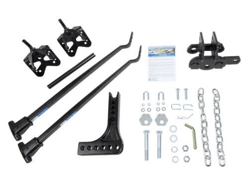 Wdh 800Lb 28" Trun S/Bar W/Cam complete kit with spring bars, brackets, chains, and adjusting components.