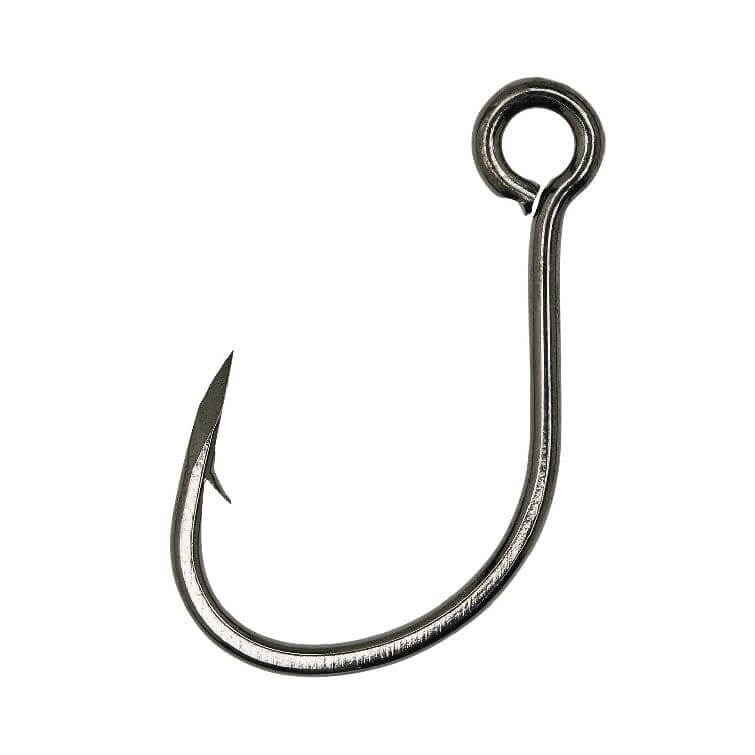 Trokar Hooks TK21 Inline Lure NO 1/0 - 8 QTY, sharp fishhook designed for piercing tough fish mouths.