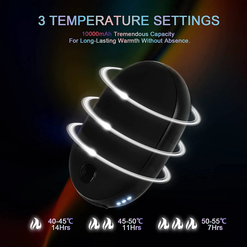 10000mAh Mini Power Bank Hand Warmer Hand Heater by salelink.co.nz