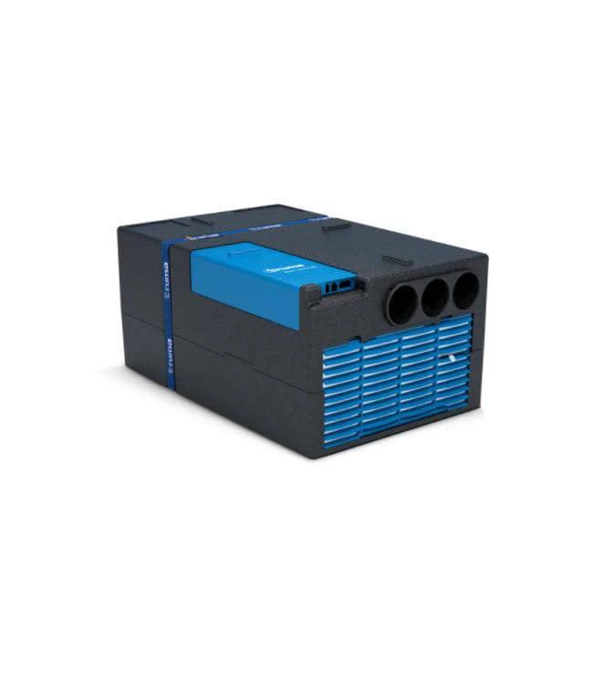 Truma Saphir Comfort 240V RC- Air Conditioner showcasing the compact and efficient design for storage and heating.