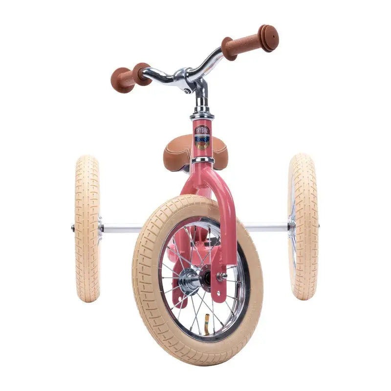 Pink Vintage Balance Bike & Trike – Trybike Steel | Balance Bike NZ by Curious Moonbeam