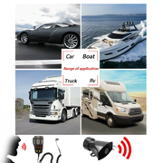 12V 110dB Air Horn Siren Car Emergency Siren + MIC Speaker by salelink.co.nz