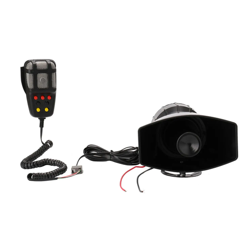 12V 110dB Air Horn Siren Car Emergency Siren + MIC Speaker by salelink.co.nz