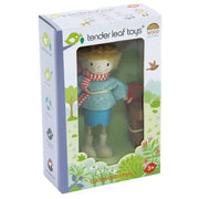 Mr Goodwood & Dog – Tender Leaf Toys | Wooden Doll NZ by Curious Moonbeam