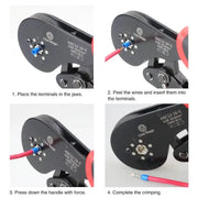 Tubular Terminal Crimping Pliers by Habicare