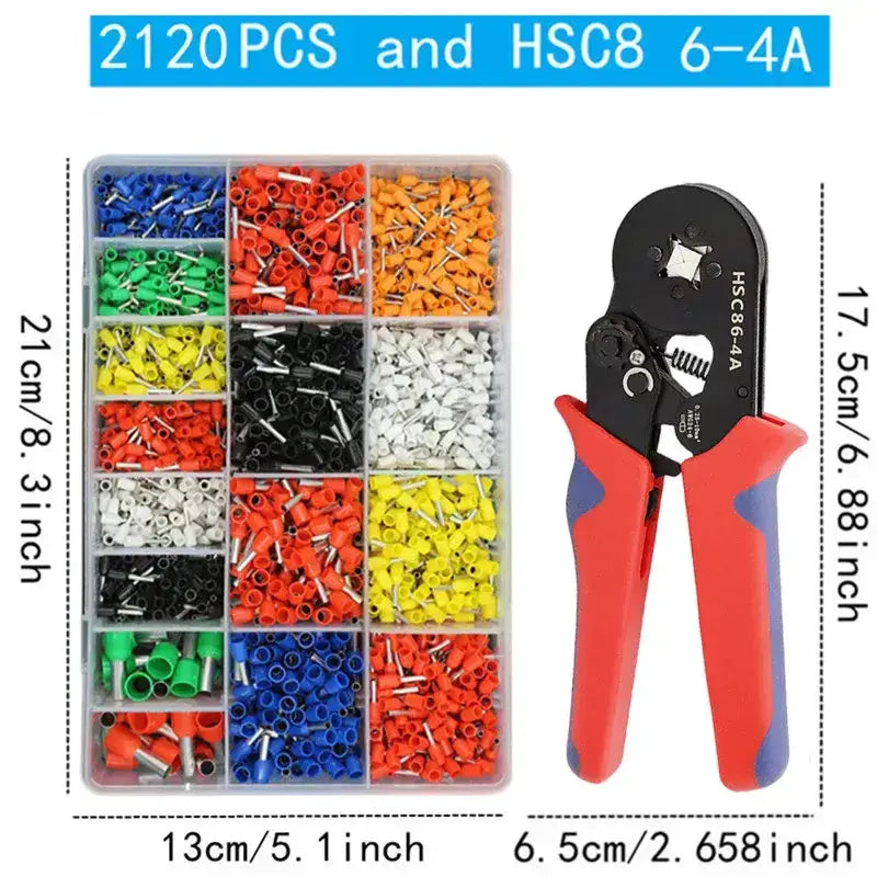 Tubular Terminal Crimping Pliers Set (different sets available) by Habicare