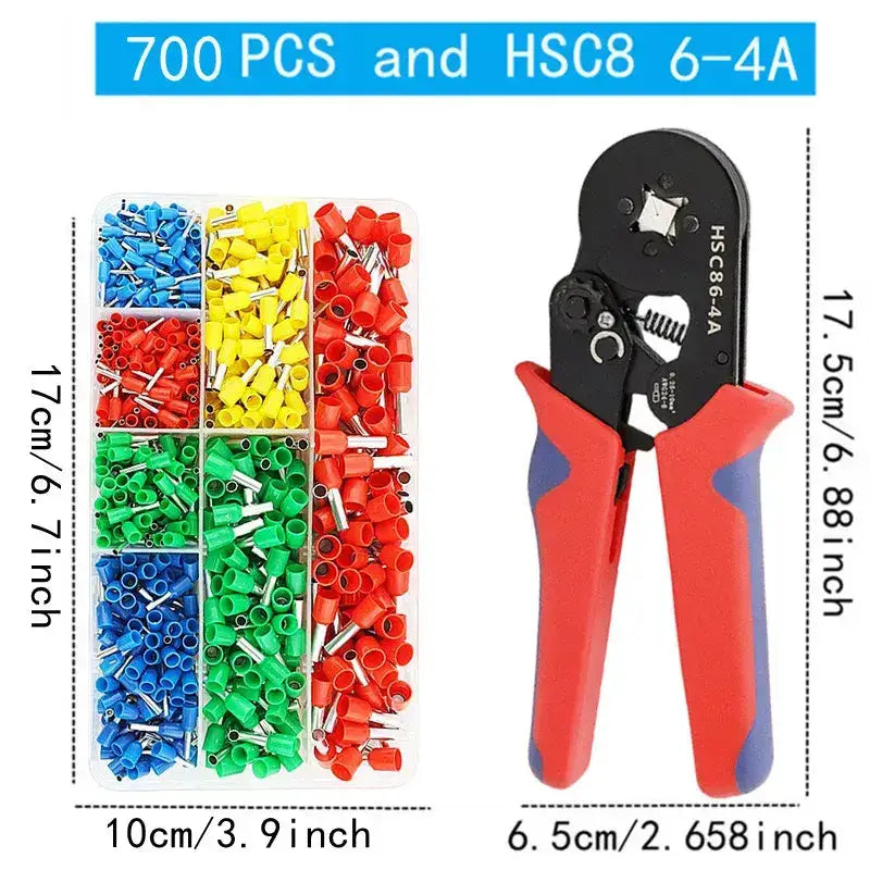 Tubular Terminal Crimping Pliers Set (different sets available) by Habicare