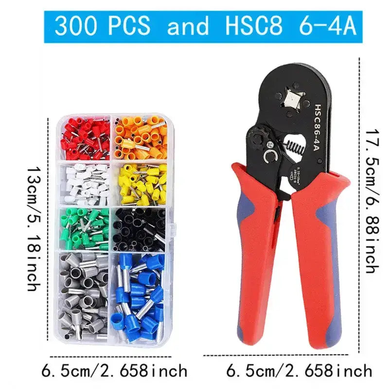 Tubular Terminal Crimping Pliers Set (different sets available) by Habicare