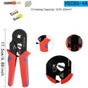 Tubular Terminal Crimping Pliers Set (different sets available) by Habicare