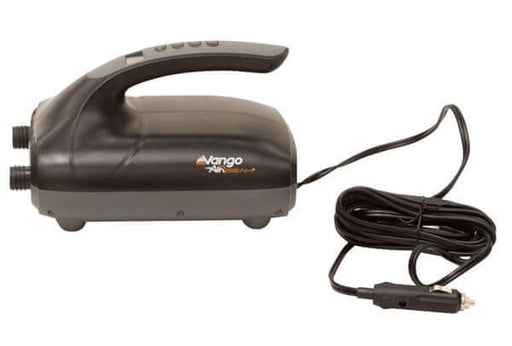 Vango Airbeam DC Digital Pump with car adaptor and power cable for easy awning pitching.