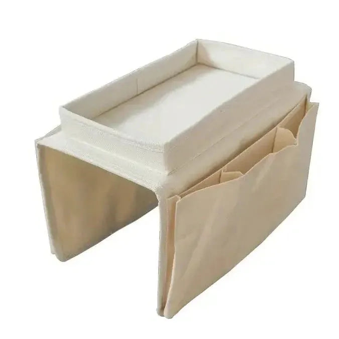 TV Remote Control Holder Sofa Armrest Organizer with Storage Pockets by Habicare