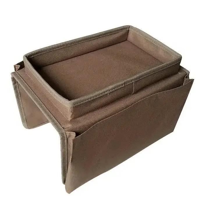 TV Remote Control Holder Sofa Armrest Organizer with Storage Pockets by Habicare