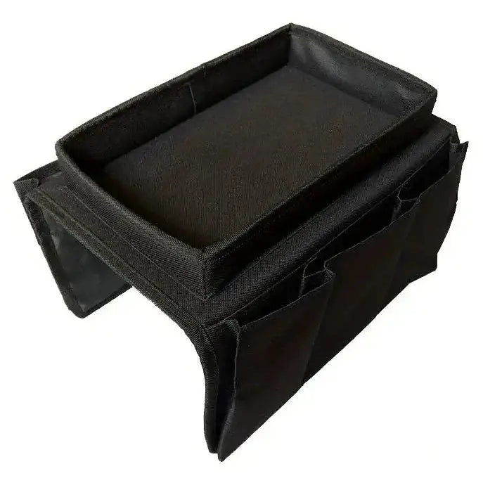 TV Remote Control Holder Sofa Armrest Organizer with Storage Pockets by Habicare