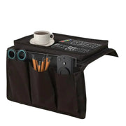 TV Remote Control Holder Sofa Armrest Organizer with Storage Pockets by Habicare